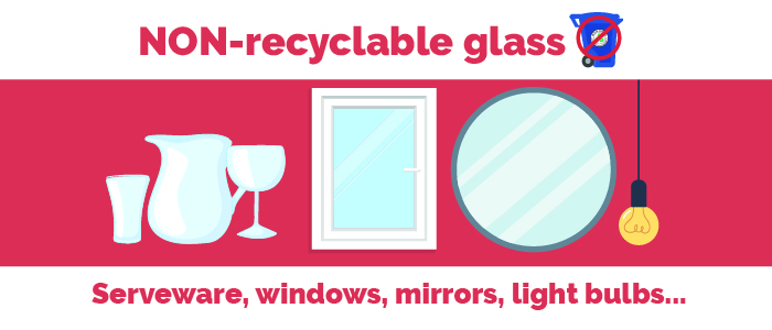 Nonrecyclable Glass