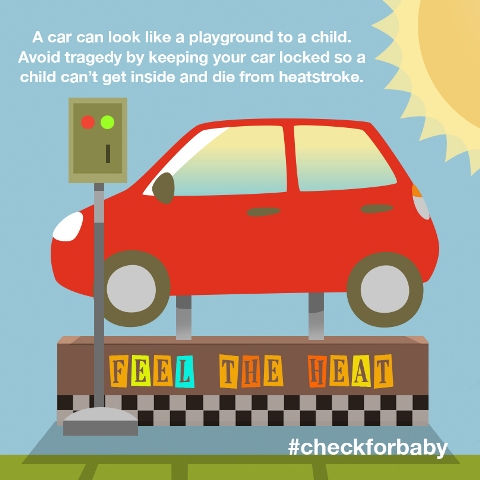 Keep your car locked for child safety
