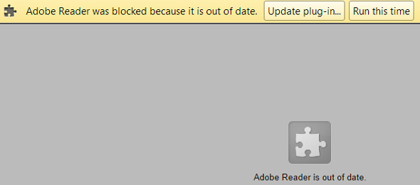 missing acrobat reader screenshot