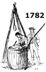 illustration of Huddy hanging