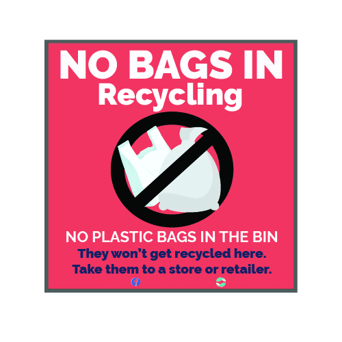No Bags Decal