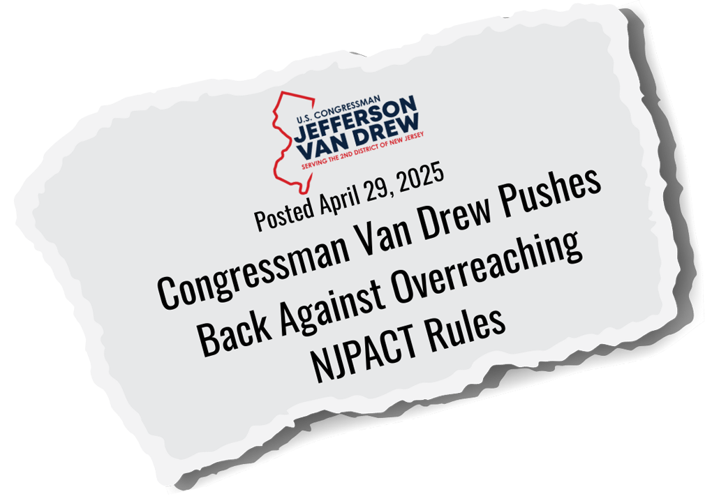 Jefferson Van Drew article clipping