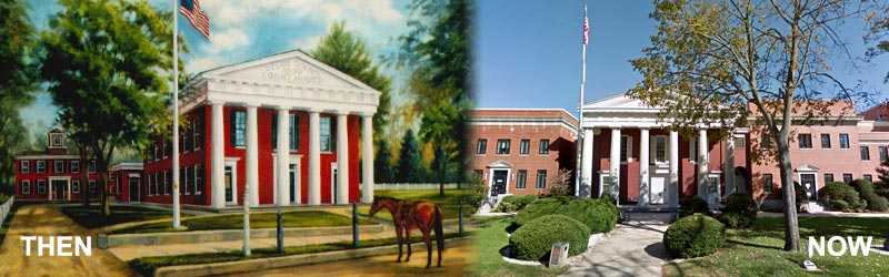 1850 Ocean County Court House Then and Now
