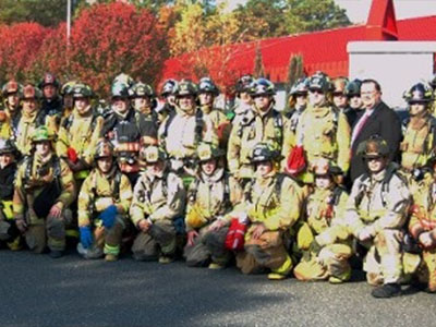 group of firefighters